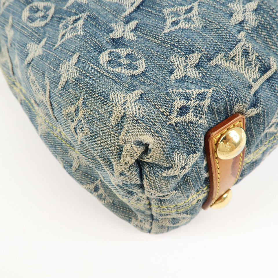 Louis Vuitton Monogram Denim Baggy GM Shoulder Bag M95048