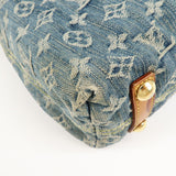 Louis Vuitton Monogram Denim Baggy GM Shoulder Bag M95048
