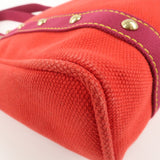Louis Vuitton Antigua Cabas MM Tote Bag Hand Bag Rouge M40034