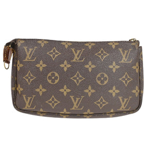 Louis Vuitton Pochette Accessoires  Canvas Clutch Bag