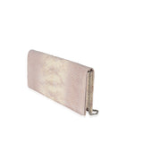 Christian Dior Pink Python Lady Dior Clutch