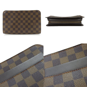 Louis Vuitton Saint Louis  Canvas Clutch Bag