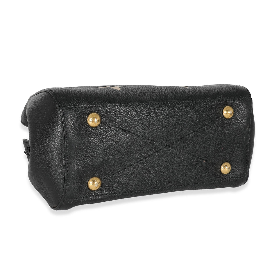 Louis Vuitton Black Beige Monogram Empreinte Montaigne BB