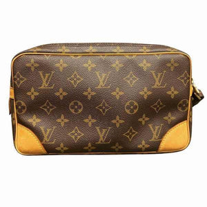 Louis Vuitton Marly Dragonne  Canvas Clutch Bag