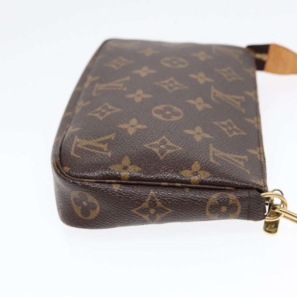 Louis Vuitton Pochette Accessoire  Canvas Clutch Bag