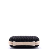 Box Knot Clutch Intrecciato Satin Small