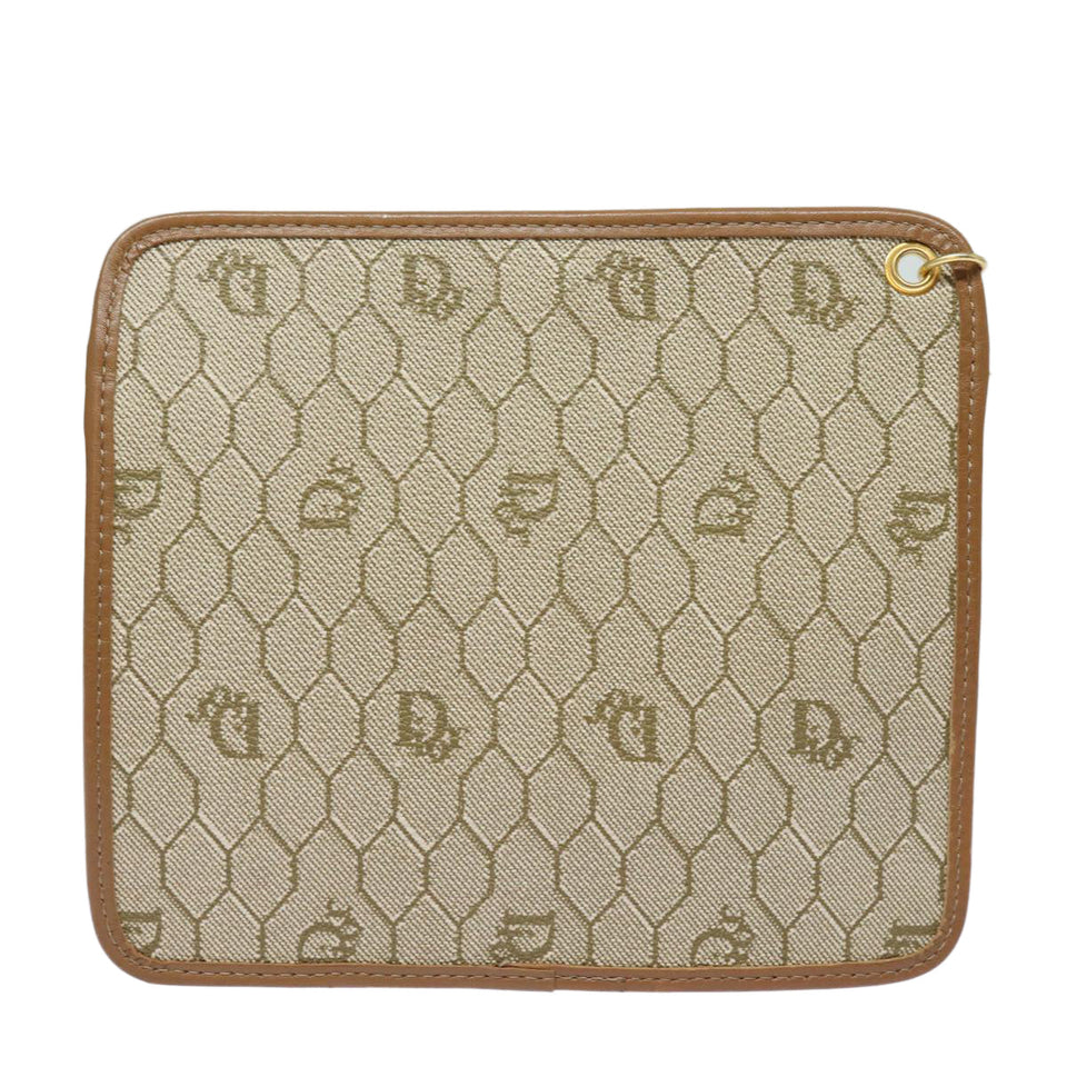 Dior Honeycomb  Canvas Clutch Bag