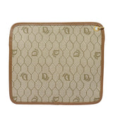 Dior Honeycomb  Canvas Clutch Bag