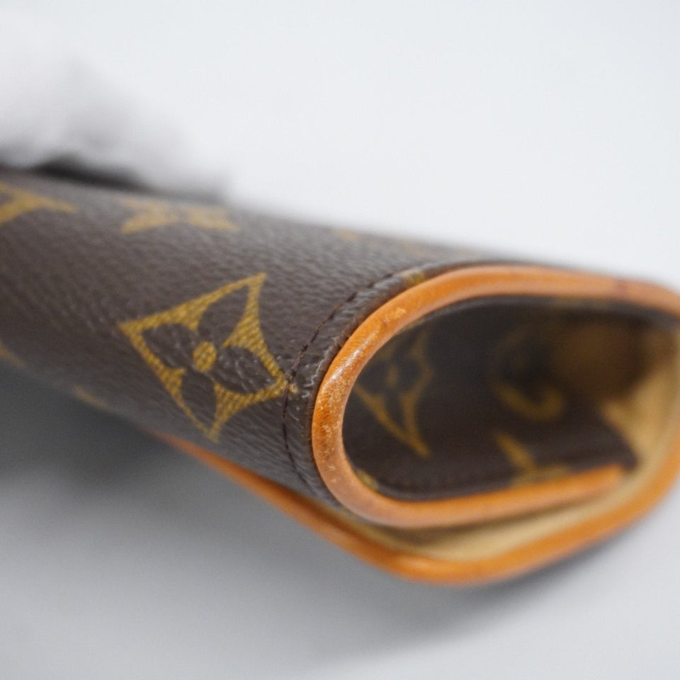 Louis Vuitton Pochette Twin  Canvas Clutch Bag