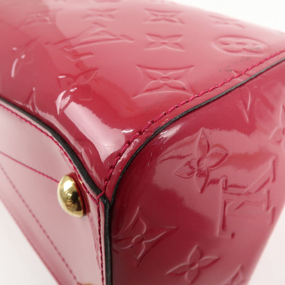 Louis Vuitton Monogram Vernis Montana Hand Bag Rose Indien M90084