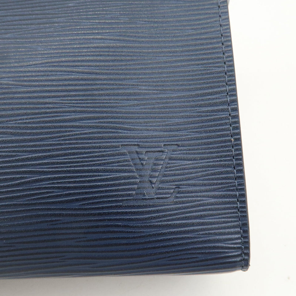 Louis Vuitton Epi Posh Toilette 26 Clutch Bag Andigo Blue M41367