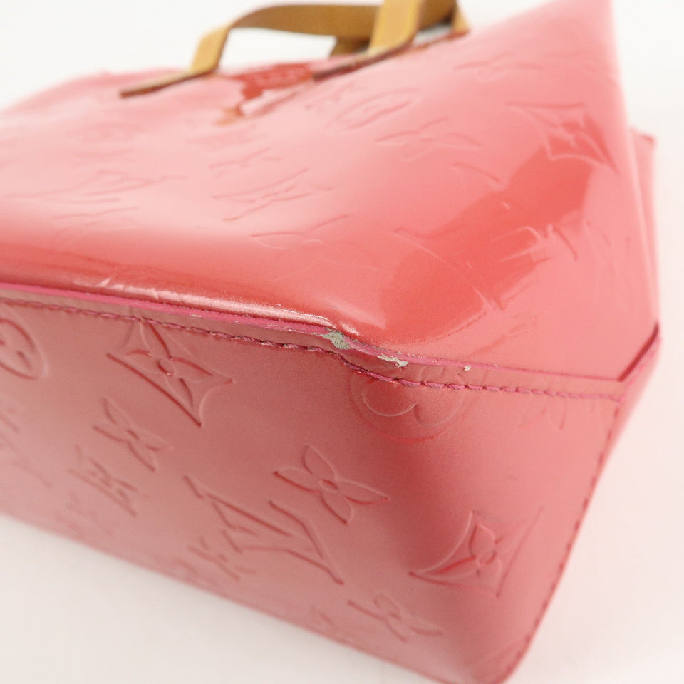 Louis Vuitton Monogram Vernis Lead PM Hand Bag Pink M91221