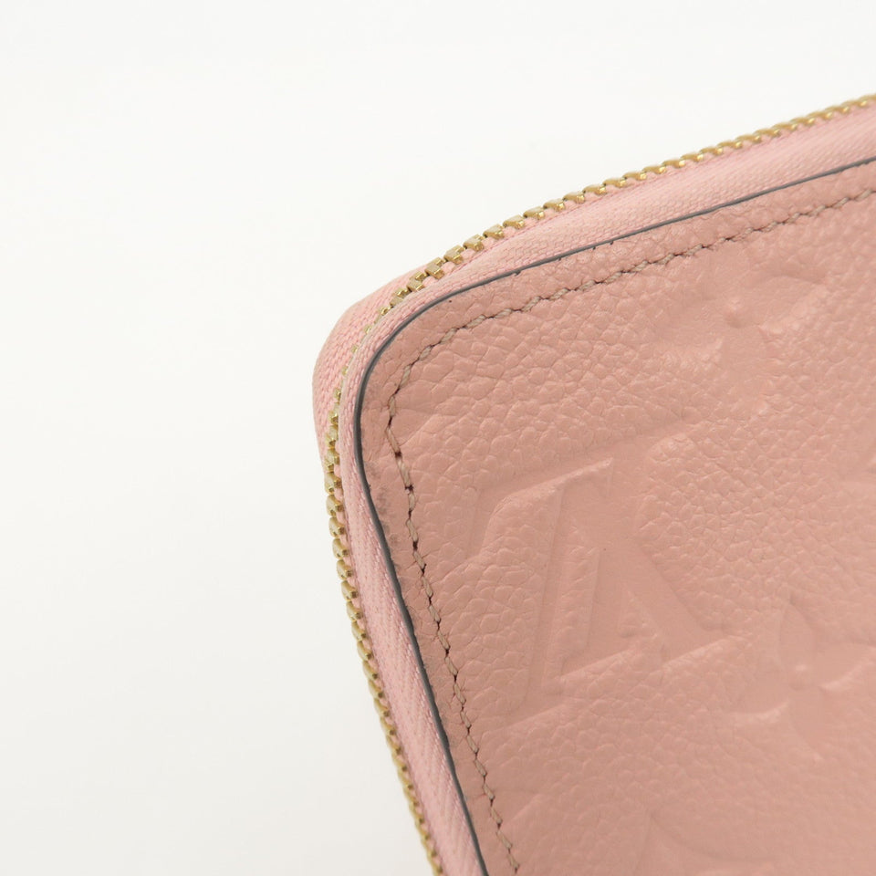 Louis Vuitton Monogram Empreinte Zippy Wallet Rose Poudre M64090
