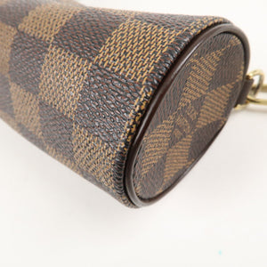 Louis Vuitton Damier Mini Pouch for Papillon Bag Brown