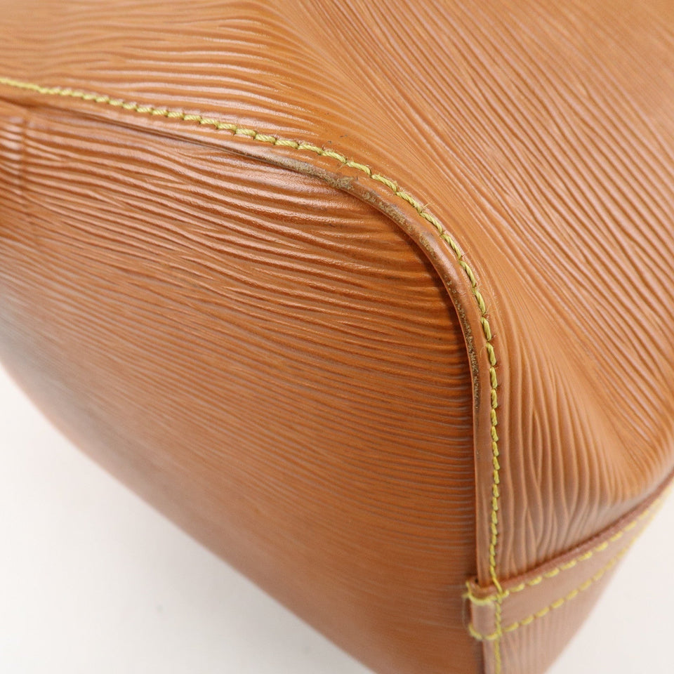Louis Vuitton Epi Petit Noe Shoulder Bag Zipang Gold M44108