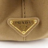 Prada Canapa Mini Canvas 2Way Bag Shoulder Bag Brown B2439G