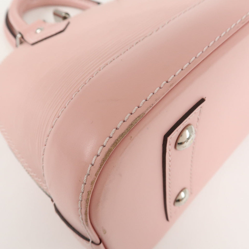Louis Vuitton Epi Alma BB 2Way Hand Bag Rose Ballerine M41327