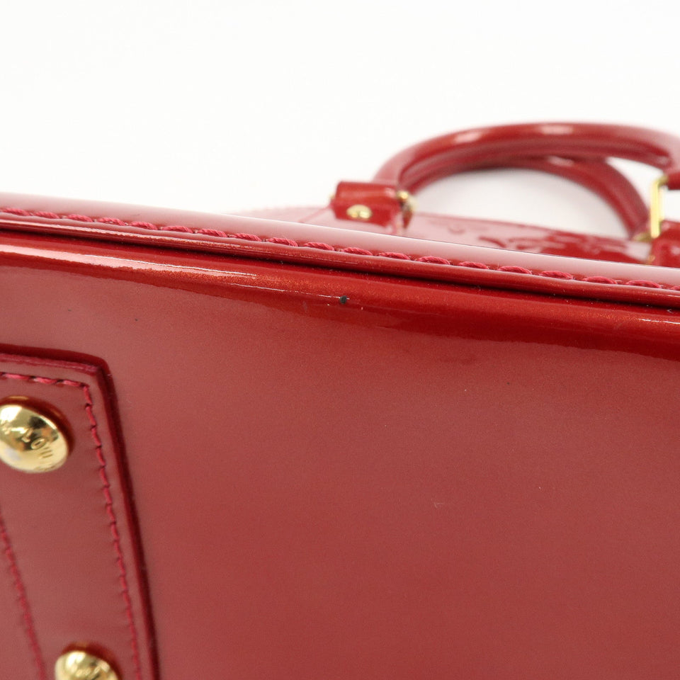 Louis Vuitton Monogram Vernis Alma BB Cerise Hand Bag M90174