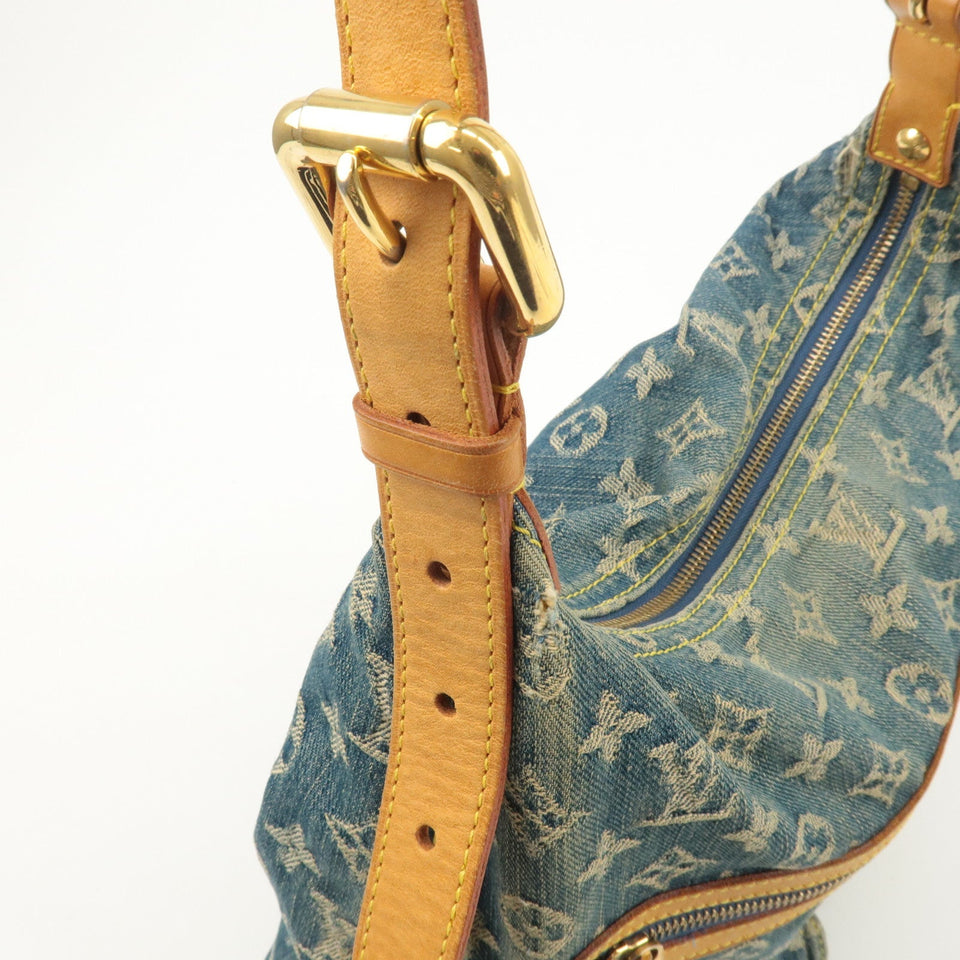 Louis Vuitton Monogram Denim Baggy GM Shoulder Bag M95048