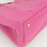 Prada Canapa Mini Canvas 2Way Bag Shoulder Bag Pink B2439G