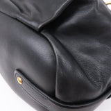Prada Logo Leather One Shoulder Bag NERO Black