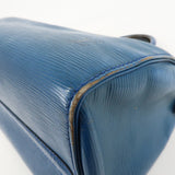 Louis Vuitton Epi Speedy 25 Hand Boston Bag Blue M43015