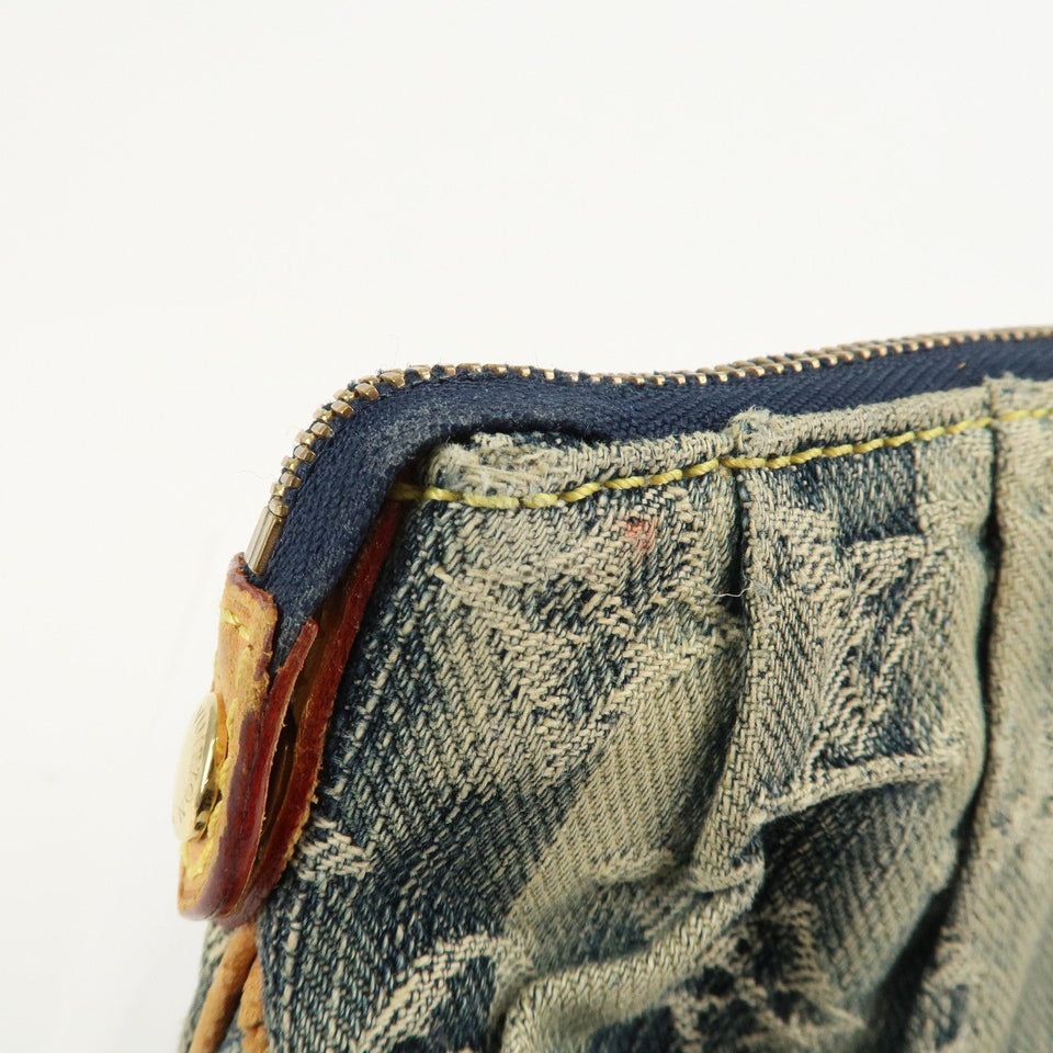 Louis Vuitton Monogram Denim Trousse Raye Pouch Blue M95335