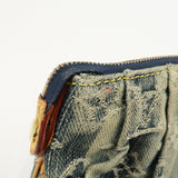 Louis Vuitton Monogram Denim Trousse Raye Pouch Blue M95335