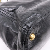 Prada Leather 2WAY Bag Shoulder Bag Hand Bag Black BN2151