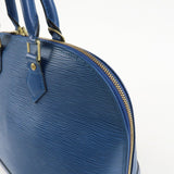 Louis Vuitton Epi Alma Hand Bag Toledo Blue M52145