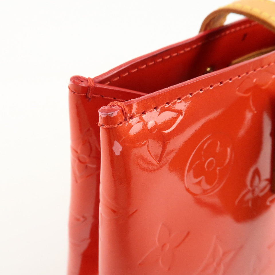 Louis Vuitton Monogram Vernis Lead PM Hand Bag M91088 Rouge