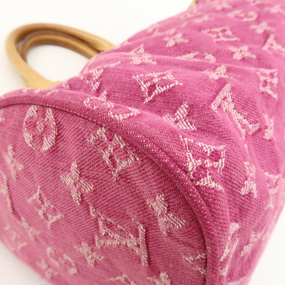 Louis Vuitton Monogram Denim Neo Speedy Boston Bag Pink M95214