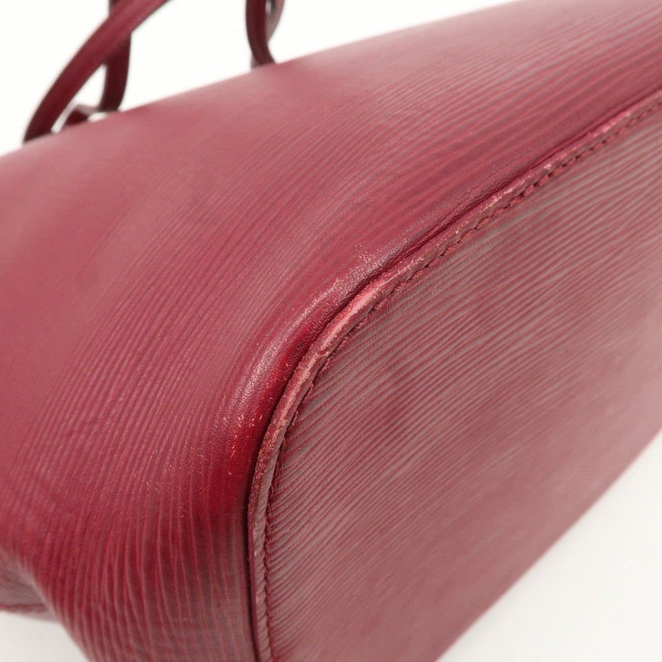 Louis Vuitton Epi Neverfull MM Shoulder Bag Fuchsia M40882