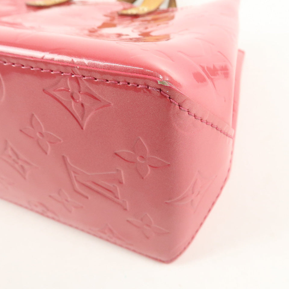 Louis Vuitton Monogram Vernis Lead PM Hand Bag Framboise M9132F