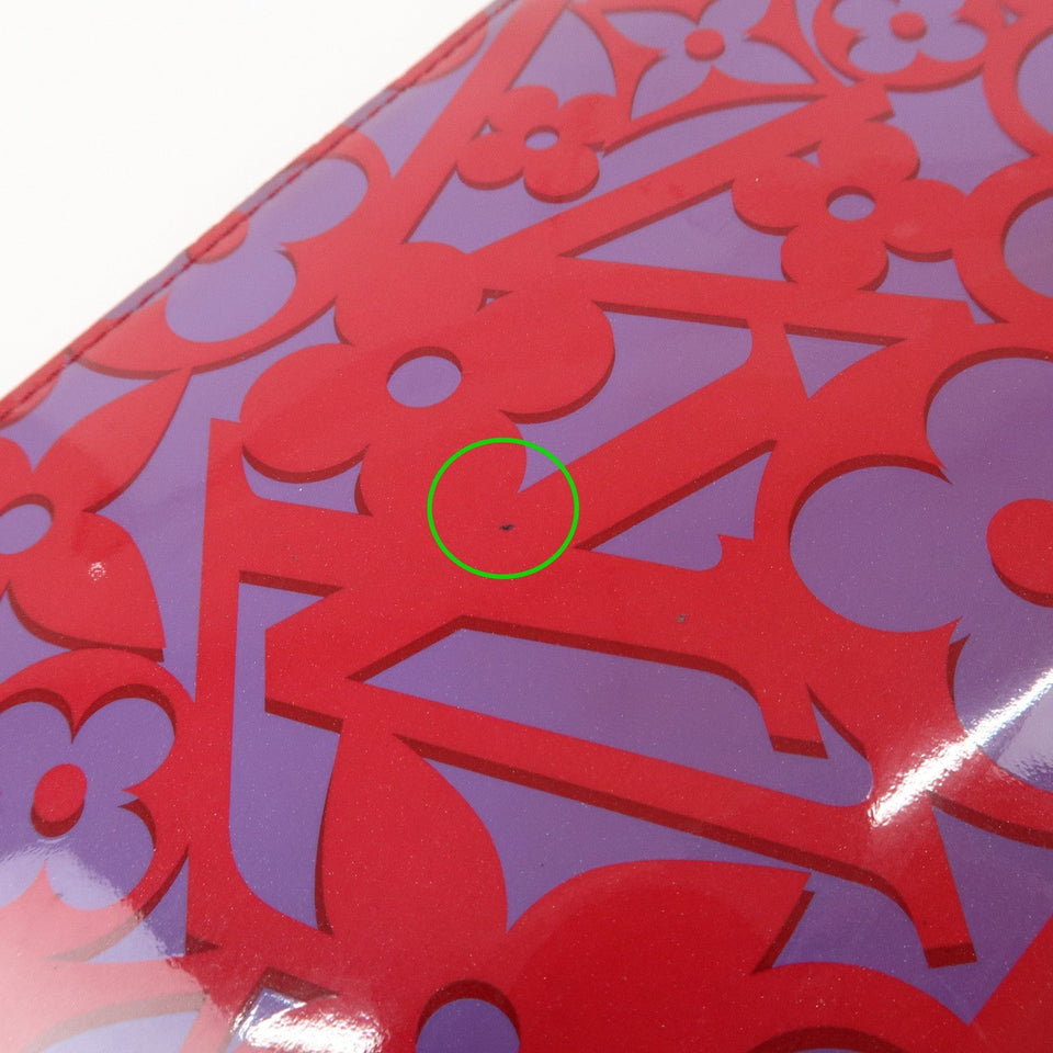 Louis Vuitton Sweet Monogram Vernis Zippy Wallet RoseIndien M90123