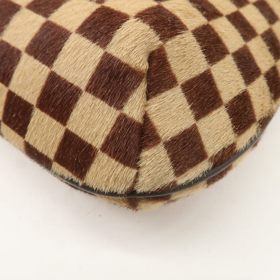 Louis Vuitton Damier Sauvage Tiger Hand Bag Brown M92132