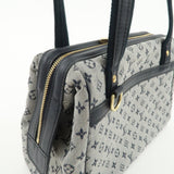 Louis Vuitton Monogram Mini Josephine PM Hand Bag Blue M92214