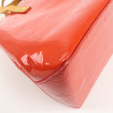 Louis Vuitton Monogram Vernis Lead PM Hand Bag Rouge M91088