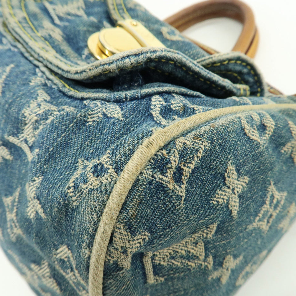 Louis Vuitton Monogram Denim Neo Speedy Boston Bag Blue M95019