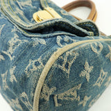 Louis Vuitton Monogram Denim Neo Speedy Boston Bag Blue M95019