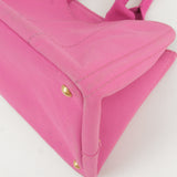 Prada Canapa Canvas Tote Bag Hand Bag Pink BN1877