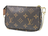 Louis Vuitton Mini Pochette Accessoires  Canvas Clutch Bag