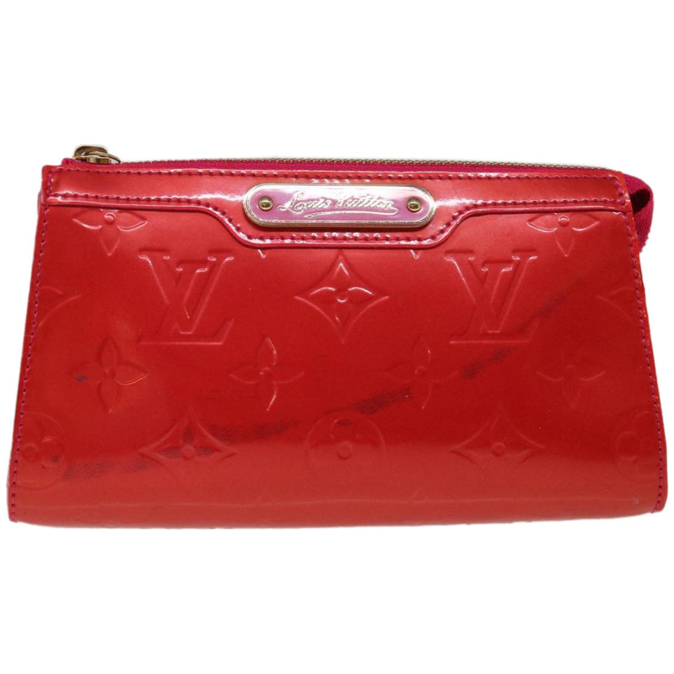 Louis Vuitton Cosmetic Pouch  Patent Leather Clutch Bag