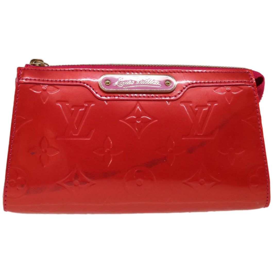 Louis Vuitton Cosmetic Pouch  Patent Leather Clutch Bag