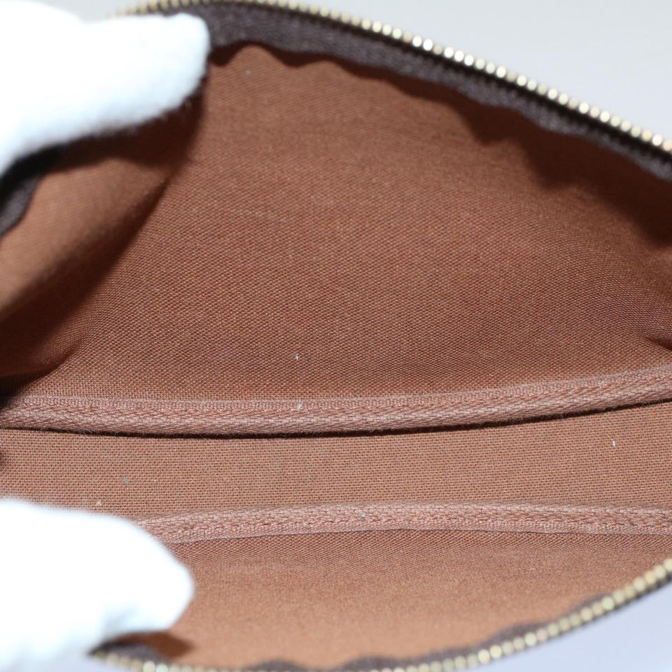 Louis Vuitton Pochette Accessoire  Canvas Clutch Bag