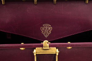 Gucci Vintage Maroon & Gold Tom Ford Era Handbag