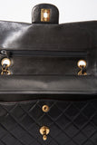 Chanel Classic Double Flap Bag Small - Black Quilted Leather