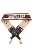 Dior Maroon & Cream Strap