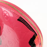 Louis Vuitton Monogram Vernis Alma MM Hand Bag Rose M93686