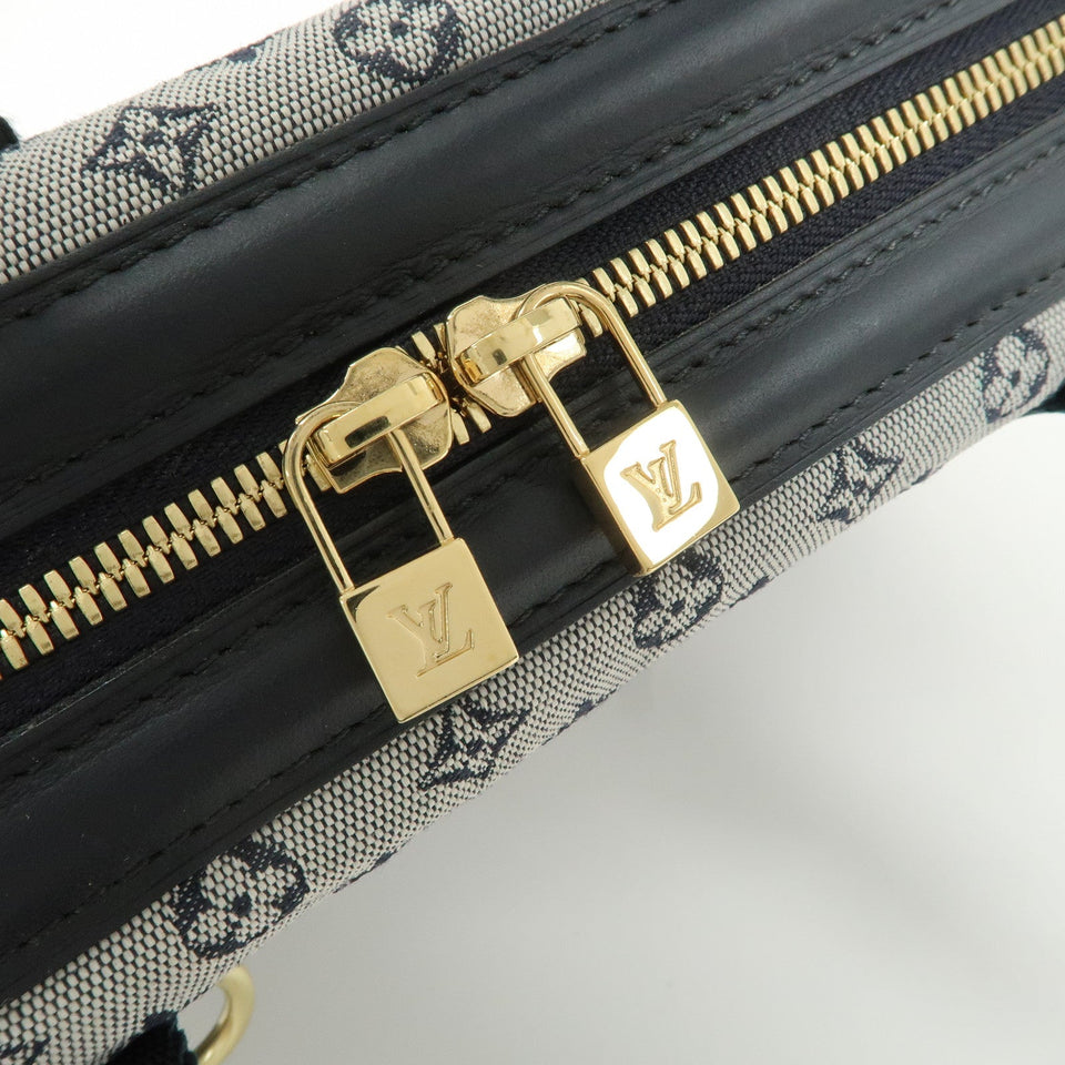Louis Vuitton Monogram Mini Josephine PM Hand Bag Blue M92214